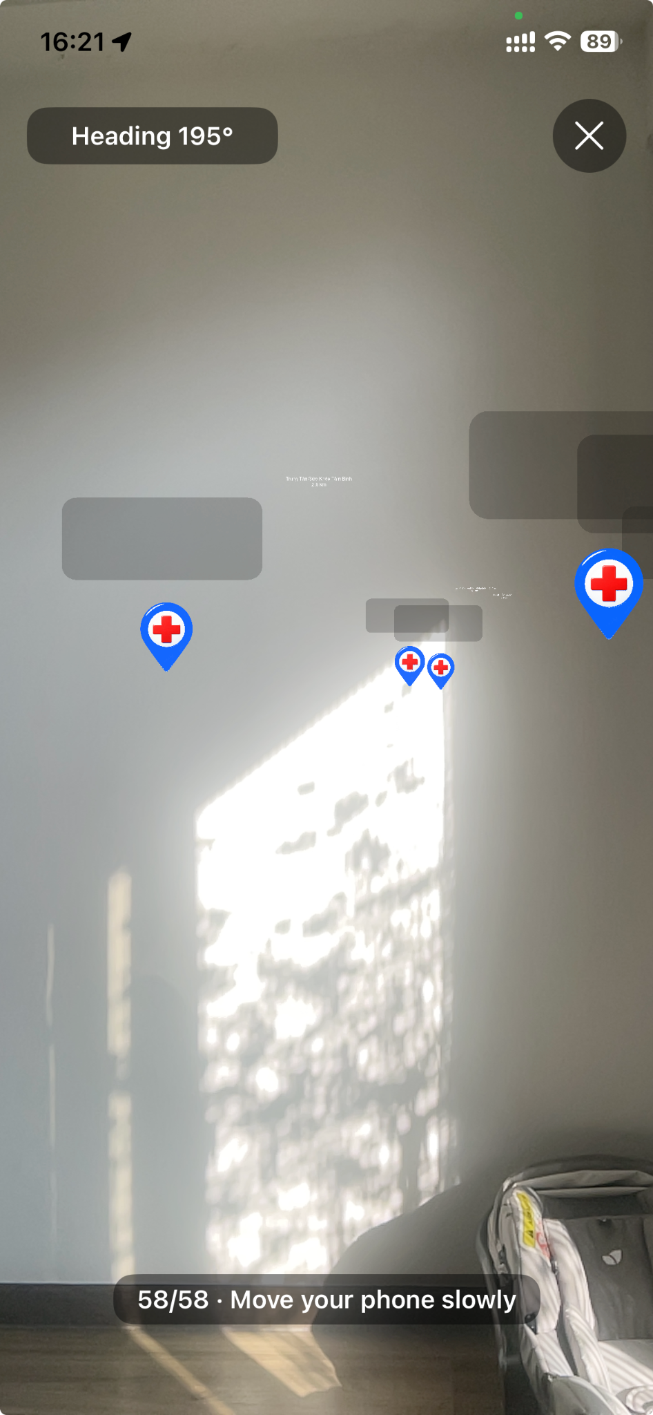 AR hospital locator preview